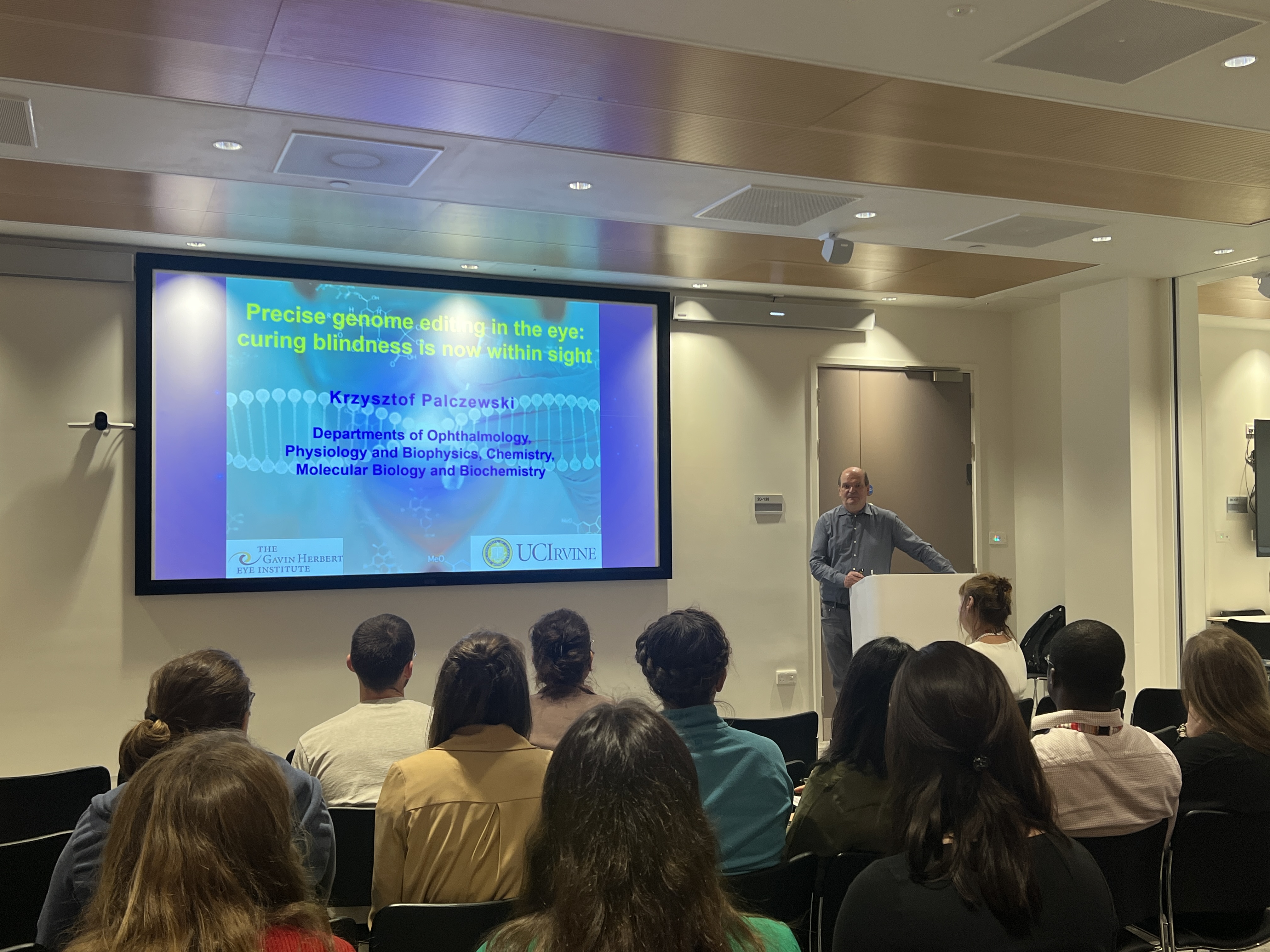 Krzysztof Palczewski during the KRED Talk